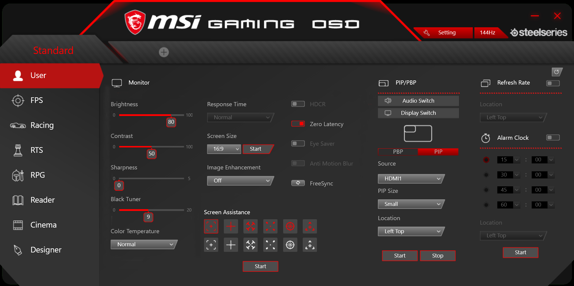 MSI Gaming OSD