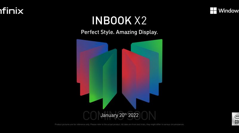 Tanggal 20 Januari 2022, Infinix Akan Luncurkan INBOOK X2 dengan Desain Tipis dan Inovatif